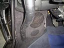 運転席側の足元